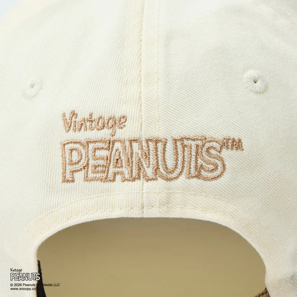 NEW ERA ( ニューエラ ) 9TWENTY Vintage PEANUTS ピーナッツ 2-Tone | 帽子 | キャップ | スヌーピー | 可愛い | プレゼント | ギフト | お出かけ | UVカット | 日よけ | 暑さ対策 | お出かけ | レジャー | アウトドア | 14865366 | 14865367 | にゅーえら