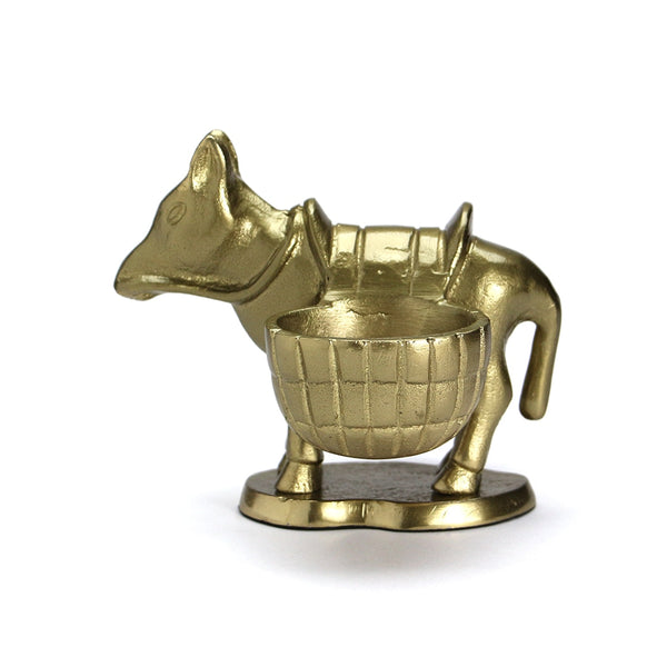 DETAIL ( ディテール ) Donkey And Basket " Gold "ドンキーアンドバスケット " ゴールド "  ロバ | モチーフ | 小物入れ | 鍵入れ | 玄関 | オフィス | 置物 | デスク | H0137 | でぃてーる