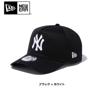 NEW ERA ( ニューエラ ) 9FORTY A-Frame ニューヨーク ・ ヤンキース ブラック × ホワイト | 帽子 | キャップ | 日よけ | ユニセックス | サイズ調整 | コットン | スナップバック | 定番 | 人気 | にゅーえら | 14525036