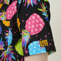 【 SALE 】LOUDMOUTH ( ラウドマウス ) 開襟シャツ ストレッチサッカー素材 エレクトリックパイナップルズ | UVカット | ストレッチ | 接触冷感 | 夏 | 半袖 | メンズ | ゴルフ | ゴルフウェア | 派手 | 763608 | らうどまうす
