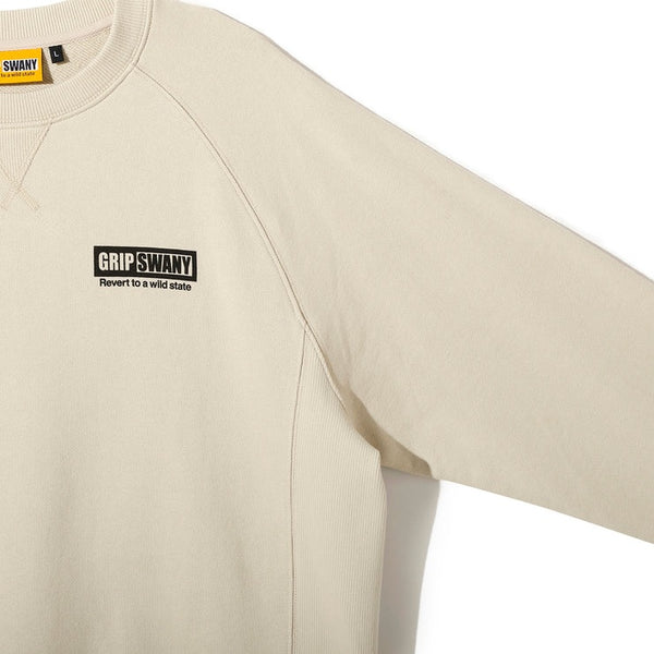 GRIP SWANY ( グリップスワニー ) 【 GSMCT-133 】 GS AZUMA CREW NECK | シャツ | Tシャツ | バックプリント | 長袖 | アパレル | コットン100% | 裏毛 | ロゴ | シンプル | オシャレ | ぐりっぷすわにー