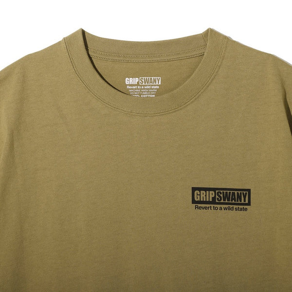 GRIP SWANY ( グリップスワニー ) 【 GSMCT-117 】 GLOVE LOGO TEE | 半袖 | シャツ | Tシャツ | アパレル | コットン100% | バックプリント | オシャレ | アウトドア | お出かけ | キャンプ | レジャー | ぐりっぷすわにー