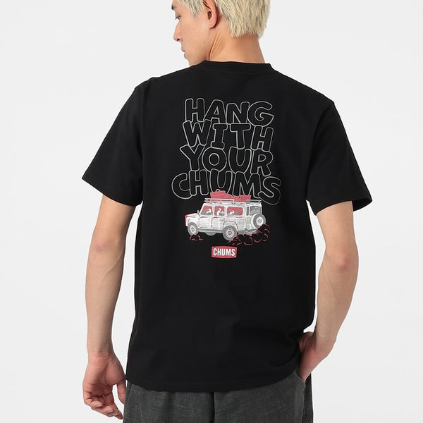 CHUMS ( チャムス ) ドライブインTシャツ | 半袖 | Tシャツ | 半袖Tシャツ | 夏 | アパレル | コットン100％ | プリントTシャツ | ウェア | CH01-2744 | お出かけ | オシャレ | アウトドア | キャンプ | レジャー | ちゃむす