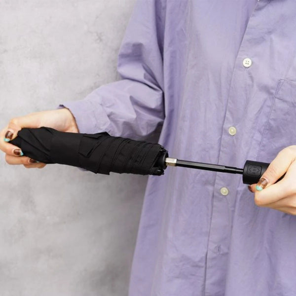 ReKNOT ( リノット ) S/Sフォールディングアンブレラ "オートマティック" | 傘 | 折りたたみ傘 | シンプル | 持ち運び | ワンタッチ開閉 | 軽量 | 軽い | 約200g | カーボンファイバー | カラビナ付 | 25BRKN25005 | りのっと