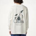 CHUMS ( チャムス ) ブービーバードツインズロングスリーブTシャツ 長袖 Tシャツ ロンT オーバーサイズ ゆったり おしゃれ メンズ レディース ユニセックス バックプリント アウトドア コットン 綿 CH01-2868