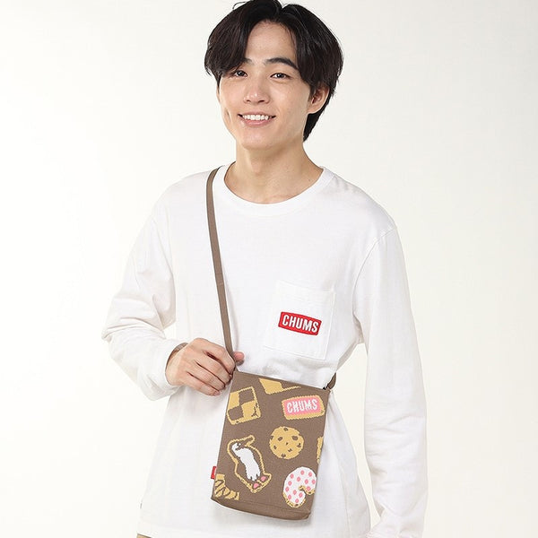 CHUMS ( チャムス ) ジャカードニットミニショルダーバッグ | ショルダーバッグ | バッグ | かわいい | ニット生地 | ジャカード編み | エコバッグ | サブバッグ | アウトドア | レジャー | お出かけ | CH60-3936 | ちゃむす