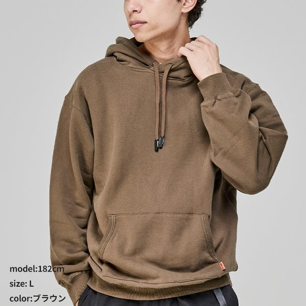 KRIFF MAYER ( クリフメイヤー ) サガラ刺繍裏起毛パーカー ( フードロゴ ) 2523107 | 長袖 | フード | パーカー | メンズ | コットン | シンプル | 裏起毛 | レディース | ユニセックス | 着やすい | 冬 | 秋 | くりふめいやー