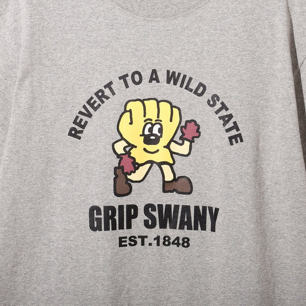 GRIP SWANY ( グリップスワニー ) 【 GSMCT-118 】 SWANY BOY TEE | 半袖 | Tシャツ | 半袖Tシャツ | プリントT | アウトドア | キャンプ | レジャー | お出かけ | ウェア | アパレル | 夏服 | ぐりっぷすわにー
