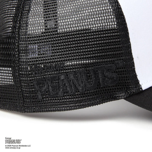 NEW ERA ( ニューエラ ) 9FORTY A-Frame トラッカー Vintage PEANUTS ピーナッツ JOE COOL ジョー・クール | スヌーピー | ユニセックス | サイズ調整 | 日よけ | オシャレ | カーブドバイザー | メッシュ | 14865347 | 14865348 | にゅーえら