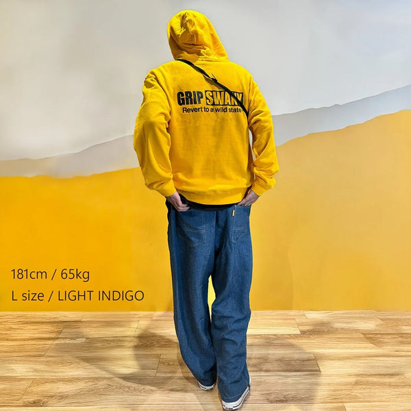 GRIP SWANY ( グリップスワニー ) 【 GSMP-068 】 DENIM-LIKE PANTS LOOSE FIT | メンズ | ボトムス | ズボン | 長ズボン | ロングパンツ | おしゃれ | キャンプ | アウトドア | レジャー | 速乾 | UVカット | ワイドテーパード | ぐりっぷすわにー