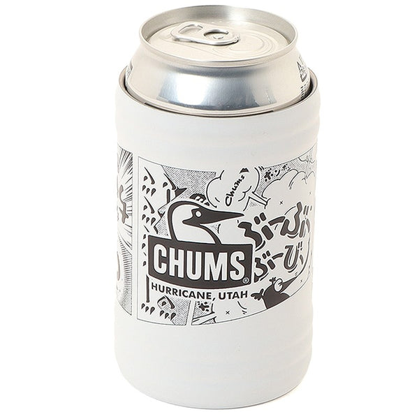 CHUMS ( チャムス ) キャンパーウェーブカンホルダーパターン | ステンレス | 缶ホルダー | 保冷 | 保温 | アウトドア | BBQ | バーベキュー | キャンプ | レジャー | 花見 | 真空断熱 | ピクニック | 可愛い | CH62-2275 | ちゃむす