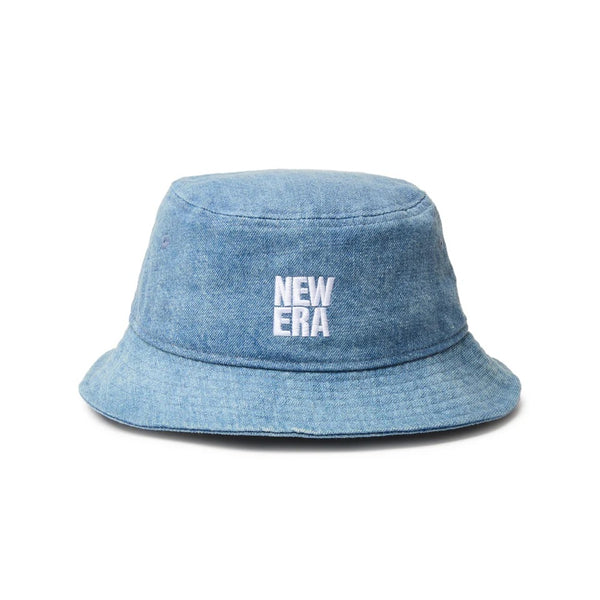 NEW ERA ( ニューエラ ) バケット01 Denim スクエアニューエラロゴ | 帽子 | バケットハット | ハット | バケハ | 日よけ | デニム | シンプル | オシャレ | ユニセックス | コットン | 14388526 | 14388525