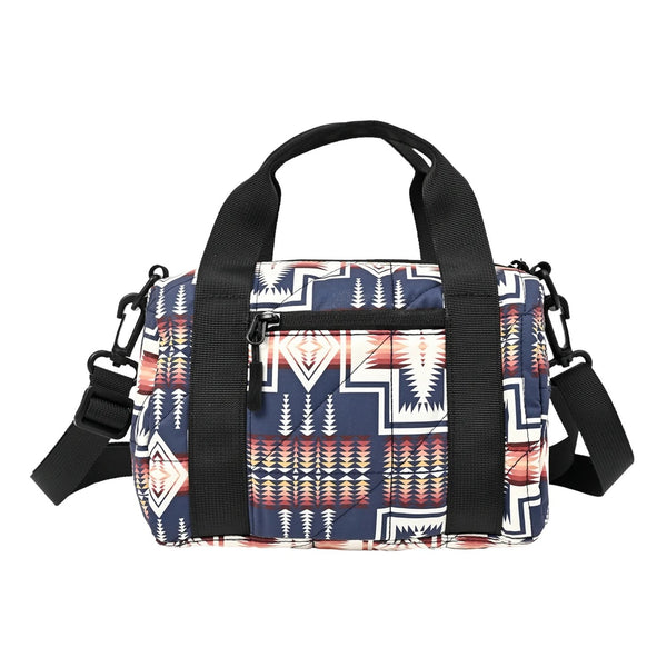 KiU ( キウ ) 【 PENDLETON® × KiU LMITIED ITEM 】 スクエアパデッドミニボストンバッグ K483 | バッグ | 小型バッグ | 小さめ | コラボ | ミニボストンバッグ | コンパクト | ころん | カジュアル | ハンドバッグ | ショルダーバッグ | きう