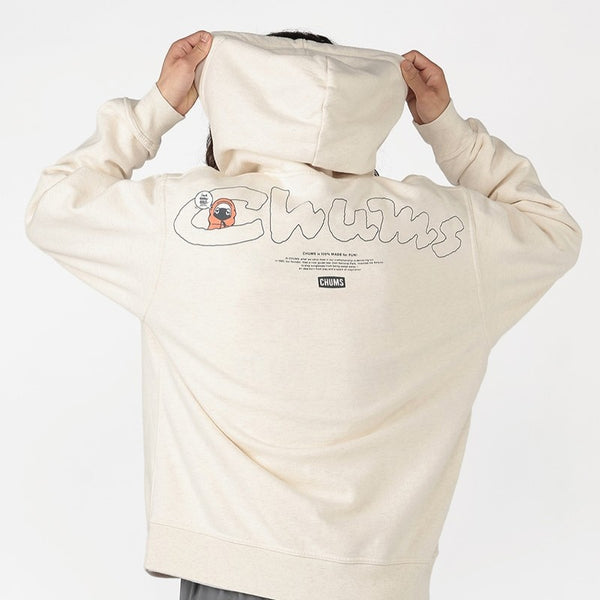 CHUMS ( チャムス ) フラッフィーブービージップパーカー パーカー フーディー メンズ レディース ユニセックス オーバーサイズ 男女兼用 カジュアル 秋冬 ビッグシルエット ブービー 普段使い おしゃれ 綿100％ CH00-1581