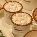 S`more ( スモア ) café s'more mug | マグカップ | マグ | コップ | ホーロー | レトロ | 可愛い | アウトドア | キャンプ | プレゼント | シンプル | ロゴ | 耐久性 | 熱伝導 | すもあ