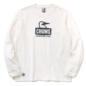 CHUMS ( チャムス ) ブービーフェイスブラッシュドロングスリーブTシャツ CH01-2303 White×Black | アウトドアトップス | ロンT | ロングTシャツ | 長袖 |