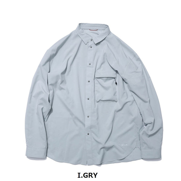 NANGA ( ナンガ ) PLC EXCURSION SHIRT ( MEN ) PLC エクスカーションシャツ | メンズ | シャツ | 長袖シャツ | 長袖 | ウェア | トップス | パッカブル仕様 | コンパクト | 軽い | 登山 | 旅行 | アウトドア | レジャー | キャンプ