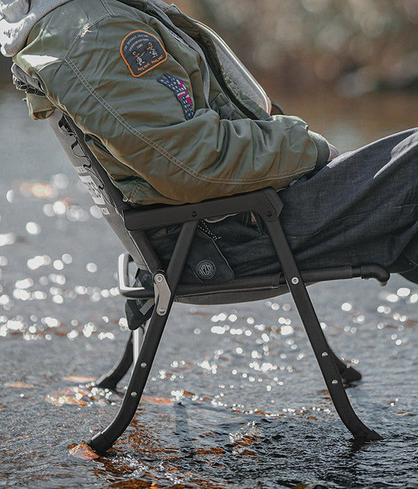 KZM OUTDOOR（ カズミ アウトドア ）フィールドスラブチェア FIELD SLAB CHAIR ブラック K23T1C02