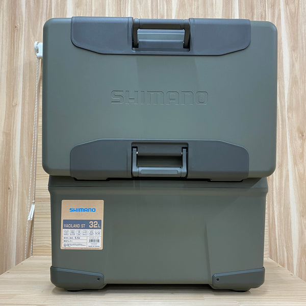 SHIMANO ( シマノ ) VACILAND ST | ヴァシランド | 32リットル | 40リットル | 保冷力 | 日本製 | 頑丈 | 水抜き | アウトドア | キャンプ | クーラー | クーラーボックス | 釣り | レジャー | 運動会 | 両開き | 蓋が外せる