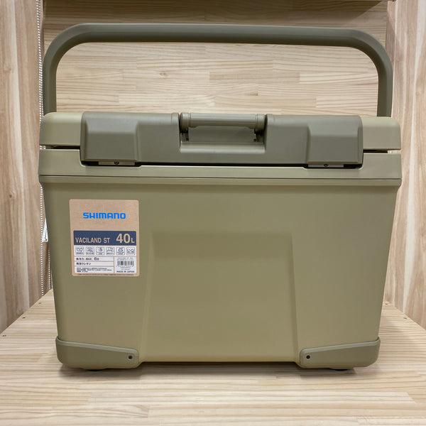SHIMANO ( シマノ ) VACILAND ST | ヴァシランド | 32リットル | 40リットル | 保冷力 | 日本製 | 頑丈 | 水抜き | アウトドア | キャンプ | クーラー | クーラーボックス | 釣り | レジャー | 運動会 | 両開き | 蓋が外せる