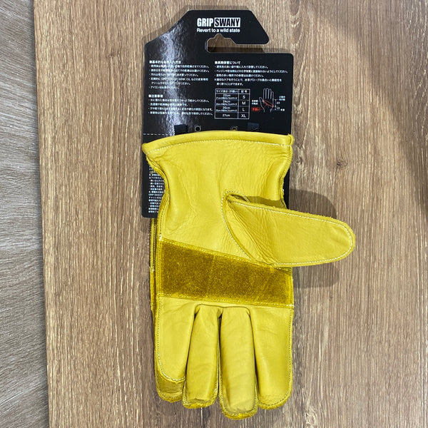 GRIP SWANY ( グリップスワニー ) HERITAGE GLOVE スワニーイエロー | 焚き火 | 焚火 | 革手袋 | キャンプ | アウトドア | グローブ | アウトドア用品 | キャンプ用品 | G-1 | ぐりっぷすわにー | イエロー | 黄色