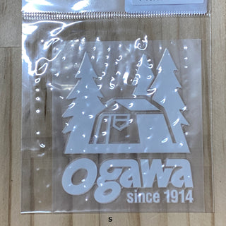 Ogawa ( オガワ ) ogawa カッティングステッカー | Sサイズ | Lサイズ | ブラック | ホワイト | アウトドア | キャンプ | 車 | 貼る | ロゴ | 転写式 | おがわ