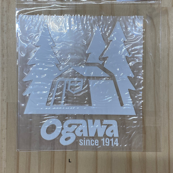Ogawa ( オガワ ) ogawa カッティングステッカー | Sサイズ | Lサイズ | ブラック | ホワイト | アウトドア | キャンプ | 車 | 貼る | ロゴ | 転写式 | おがわ