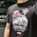 CHUMS × FIELD SEVEN 5th Anniversary Tシャツ | ホワイト | ブラック | 白色 | 黒色 | 半袖 | 半袖シャツ | コラボ | チャムス | ちゃむす | フィールドセブン | 夏服 | アパレル | 吸水 | 通気性 | 綿100% | 快適