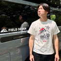 CHUMS × FIELD SEVEN 5th Anniversary Tシャツ | ホワイト | ブラック | 白色 | 黒色 | 半袖 | 半袖シャツ | コラボ | チャムス | ちゃむす | フィールドセブン | 夏服 | アパレル | 吸水 | 通気性 | 綿100% | 快適