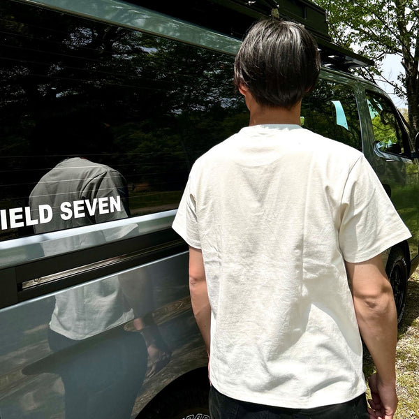 CHUMS × FIELD SEVEN 5th Anniversary Tシャツ | ホワイト | ブラック | 白色 | 黒色 | 半袖 | 半袖シャツ | コラボ | チャムス | ちゃむす | フィールドセブン | 夏服 | アパレル | 吸水 | 通気性 | 綿100% | 快適