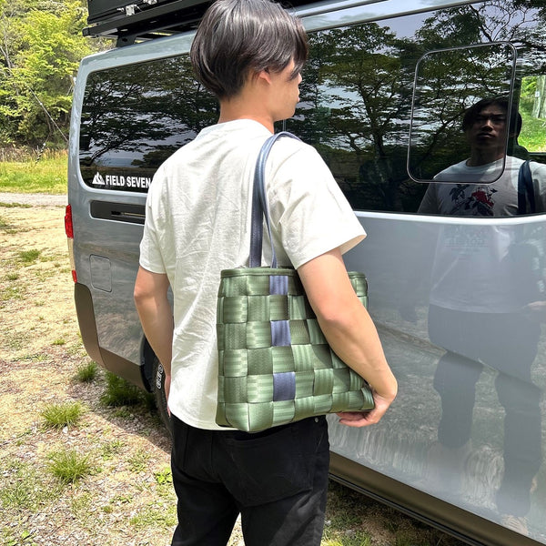 FIELD SEVEN ( フィールドセブン ) Seat Belt Bag | シートベルトバッグ | バッグ | カバン | 通勤 | 通学 | 丈夫 | オシャレ | 強い | 人気 | トートバッグ | 大きめ | 大容量 | 壊れにくい | オリジナル | ふぃーるどせぶん