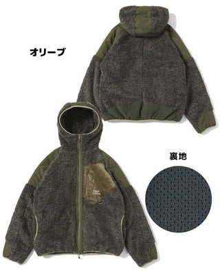 KRIFF MAYER（ クリフメイヤー ）シャギーボアフードジャケット MENS 2314401