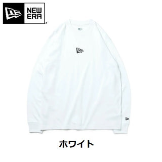 NEW ERA ( ニューエラ ) Flag Logo Mini レギュラーフィット 長袖 | コットン | Tシャツ | ロンT | 長袖シャツ | ユニセックス | 8オンス | 13755428 | 13755425 | シンプル | ロゴ | トップス | カジュアル