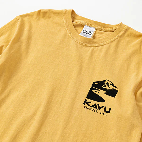 KAVU（カブー）メンズ レイニア ロングスリーブTシャツ（コンフォートカラー）