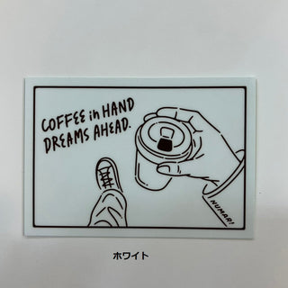 NUMAR! ( ヌマー ) AHEAD | ステッカー | 防水 | ワンポイント | アウトドア | キャンプ | ハードケース | MNUM-006 | ぬまー | レギュラーサイズ | プレゼント | ギフト | 珈琲 | コーヒー