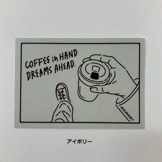 NUMAR! ( ヌマー ) AHEAD | ステッカー | 防水 | ワンポイント | アウトドア | キャンプ | ハードケース | MNUM-006 | ぬまー | レギュラーサイズ | プレゼント | ギフト | 珈琲 | コーヒー