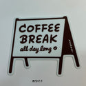 NUMAR! ( ヌマー ) COFFEE BREAK | ステッカー | 防水 | ワンポイント | アウトドア | キャンプ | ハードケース | MNUM-001 | ぬまー | レギュラーサイズ | プレゼント | ギフト | 珈琲 | コーヒー