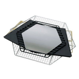 CAPTAIN STAG ( キャプテンスタッグ ) CSG ヘキサ ステンレス ファイアグリル 金鹿トングセット | アウトドア | キャンプ | BBQ | バーベキュー | バーベキュー台 | トング | セット | 50周年 | 焚き火 | ファミリーキャンプ | UG-0150 | きゃぷてんすたっぐ