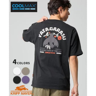 KRIFF MAYER ( クリフメイヤー ) COOLMAX半袖T( 八咫烏 ) MENS | 2547809 | メンズ | 半袖 | Tシャツ | 吸水 | 速乾 | 半袖Tシャツ | ドライ | 快適 | アウトドア | キャンプ | レジャー | お出かけ | くりふめいやー
