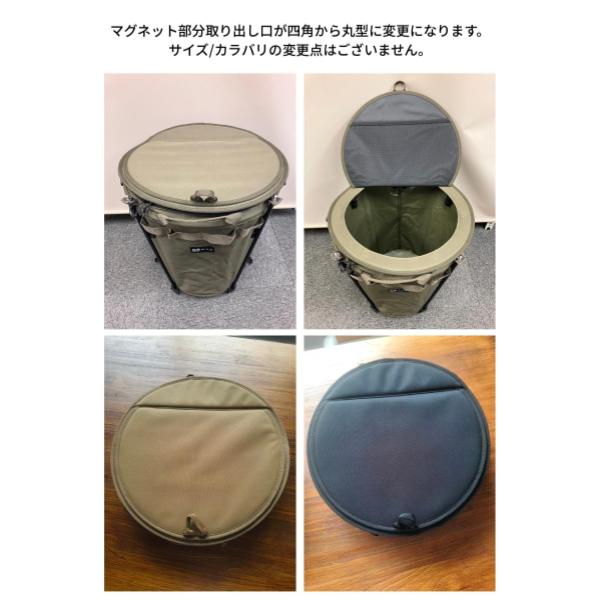 WAQ ( ワック ) Trash Box トラッシュボックス | ゴミ箱 | シンプル | コンパクト | 防水 | 自立 | PVC