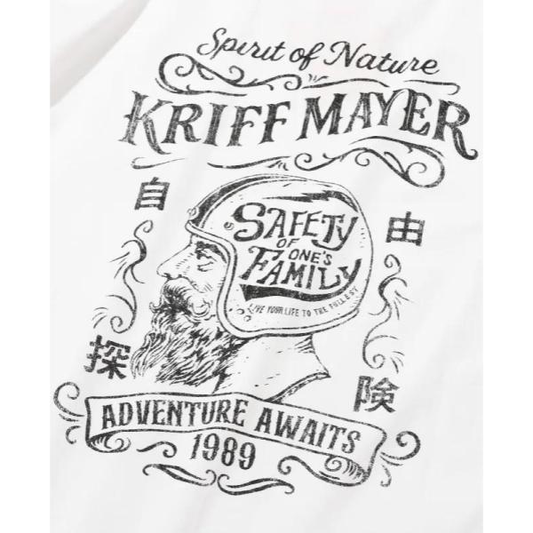KRIFF MAYER ( クリフメイヤー ) プリント半袖T ( バイカー ) MENS | 2546303 | メンズ | Tシャツ | 半袖 | ウェア | 半袖Tシャツ | 夏服 | アパレル | トップス | シンプル | バックプリント | 綿100% | くりふめいやー