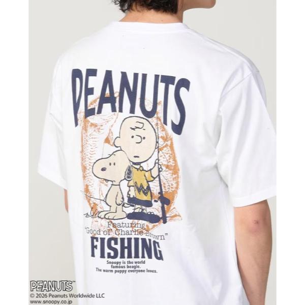 KRIFF MAYER ( クリフメイヤー ) スヌーピープリントT | 釣り | MENS | 2557803 | メンズ | カジュアル | 半袖 | Tシャツ | バックプリント | プリントT | オシャレ | 接触冷感 | 夏 | スヌーピー | くりふめいやー