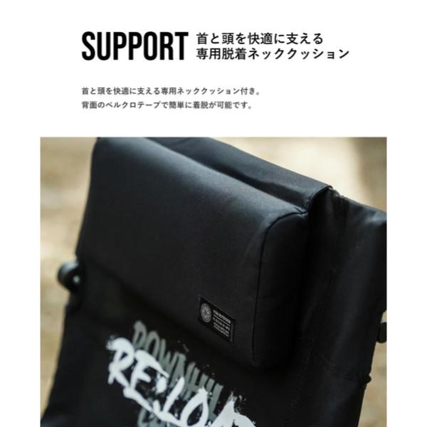 KZM OUTDOOR ( カズミアウトドア ) ダウンヒルチェアリロードプラス | アウトドアチェア | リクライニング | 6段階 | フラット | 折り畳み | 収納 | 軽量 | 折りたたみ | 椅子 | チェア | アウトドア | キャンプ |  リゾート | ベランダ | べランピング