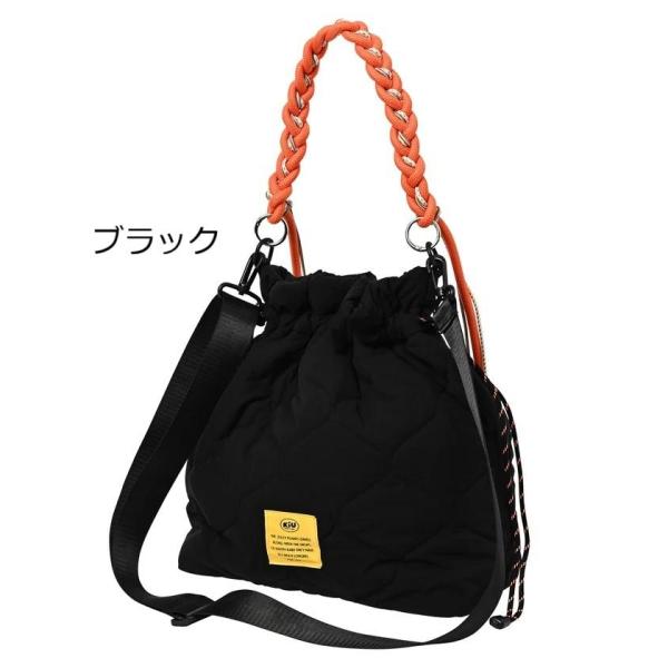 KiU ( キウ ) パデッドパラコードハンドルトート K575 バッグ 鞄 トートバッグ 巾着 レディース メンズ パラコード ハンドル パデッド キルティング 軽量 撥水 雨 アウトドア キャンプ 通勤 通学 サブバッグ トート