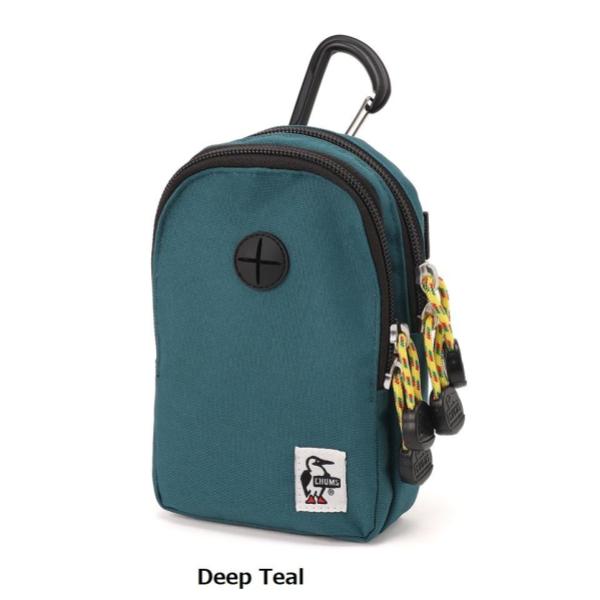 CHUMS ( チャムス ) リサイクルポータブルミュージックポーチ | ポーチ | ケース | スマホ収納 | カラビナ付き | CH60-3983 | アウトドア | キャンプ | お出かけ