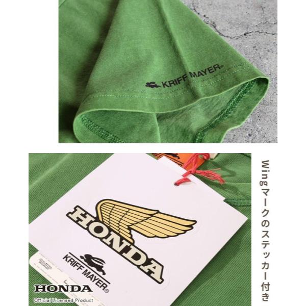 KRIFF MAYER ( クリフメイヤー ) HONDAコラボT ( WING ) MENS | LADYS | 2457201 | メンズ | レディース | ユニセックス | トップス | 半袖 | コラボ | ホンダ | ヴィンテージ感 | ウェア | 夏服 | 綿100% | アメカジ | シンプル | くりふめいやー