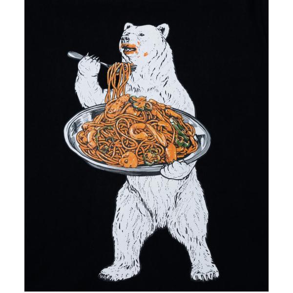 go slow caravan ( ゴースローキャラバン ) 超ヘビーUSA/C ナポリタンクマ ロングスリーブ TEE MENS | WOMENS | Tシャツ | ウェア | トップス | 長袖 | 長袖Tシャツ | クマ | ナポリタン | カジュアル | ごーすろーきゃらばん
