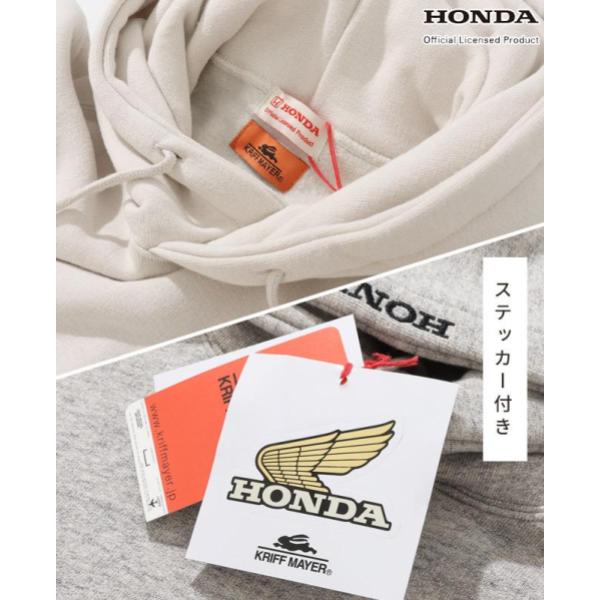 KRIFF MAYER ( クリフメイヤー ) HONDAコラボパーカー ( WING ) MENS | メンズ | LADYS | レディース | 2527205 | 長袖 | パーカー | フード | ボリューム | ワッペン | ホンダ | くりふめいやー