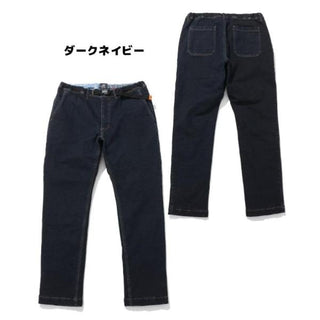 KRIFF MAYER ( クリフメイヤー ) 防風アタタカデニムクライミングパンツ メンズ 2124001 パンツ ロングパンツ 防風 ストレッチ 保温 アウトドア キャンプ レジャー 冬 シンプル 裏地付き 防寒