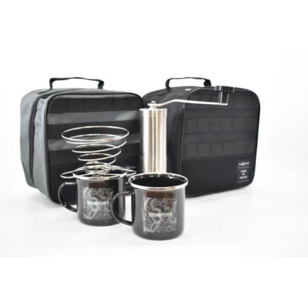 5050WORKSHOP ( フィフティフィフティワークショップ ) PORTABLE COFFEE SET Ver.2 | コーヒー | コーヒーセット | アウトドア | キャンプ | BBQ | ピクニック | コーヒーミル | ドリッパー | マグカップ | セット | TR025-5WS-4373 | TR025-5WS-4374